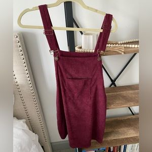 Corduroy Overall Dress